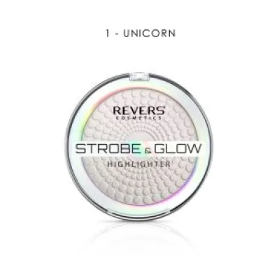 Revers Strobe & Glow Highlighter 01 Unicorn Puder roz�wietlaj�cy 8 ml