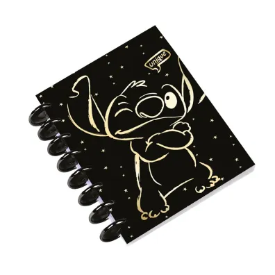 Patio Ko�obrulion A5 Disney Gold Stitch big ring 100 kartek wz�r 2