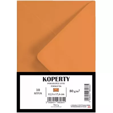 Henry Koperty B6 pomara�czowe 10 szt.