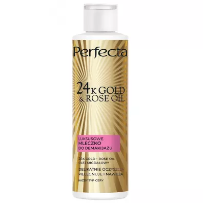 Perfecta 24K Gold & Rose mleczko do demakija�u 200 ml