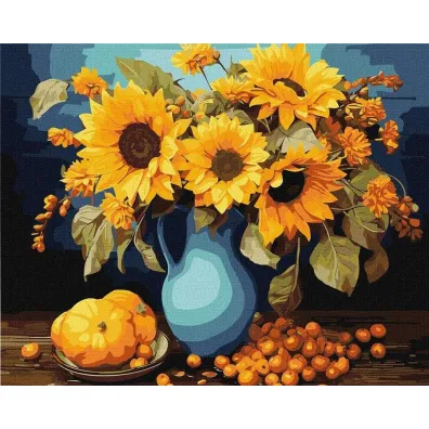 Ideyka Malowanie po numerach - S�onecznikowa harmonia 40x50cm