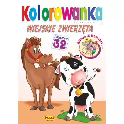 Wiejskie zwierz�ta, Kolorowanka - Ernest B��dowski, W�odzimierz Kruszewski