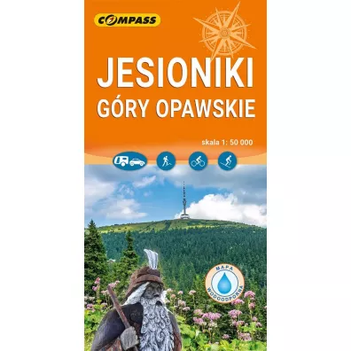 Jesioniki G�ry Opawskie mapa laminowana skala 1 : 50 000