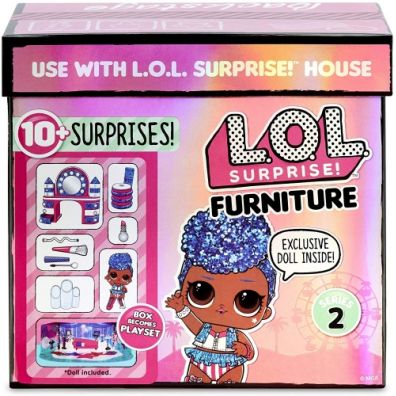PROMO LOL Surprise Furniture with Doll / Mebelki z lalk - Kulisy 564942 Mga Entertainment