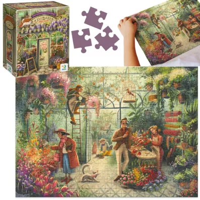 Puzzle 300 el. Kwiaciarnia Maksik