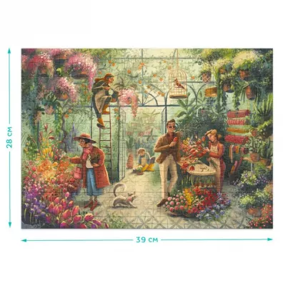 Puzzle 300 el. Kwiaciarnia Maksik