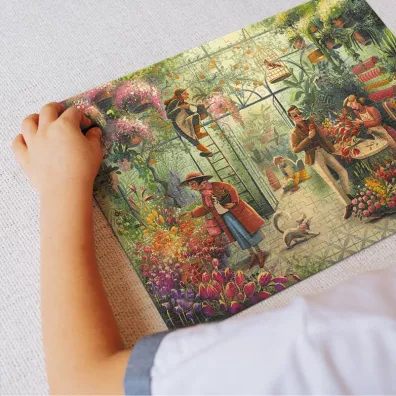 Puzzle 300 el. Kwiaciarnia Maksik