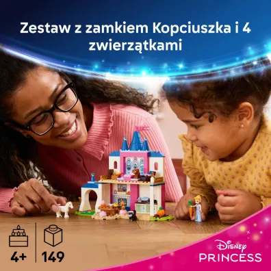 LEGO Disney Princess Zamek Kopciuszka i jej zwierz�cych przyjaci� 43283