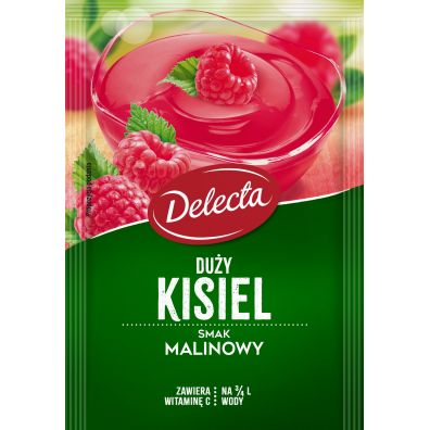 Delecta Kisiel smak malinowy 58 g