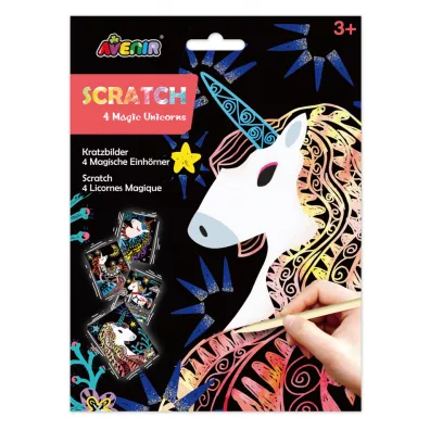 Wydrapywanki 4 magiczne jednoro�ce Avenir