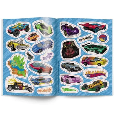 Mattel Hot Wheels Kolorowanka z naklejkami NA-1602