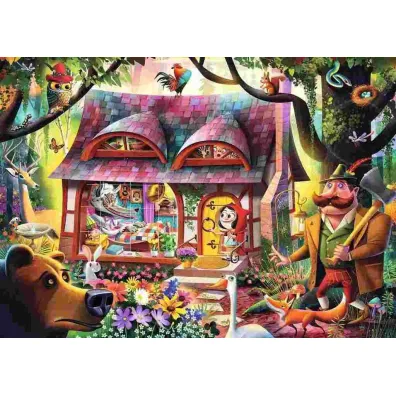 Puzzle 1000 el. Czerwony Kapturek Ravensburger