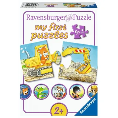 Puzzle 9x2 Animal Construction Ravensburger