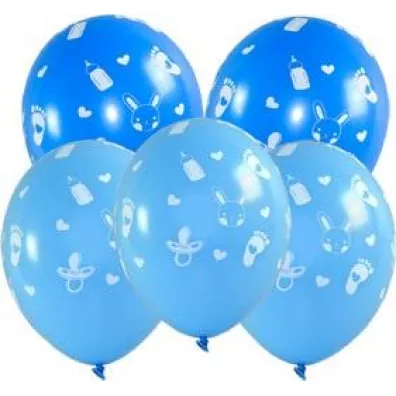 Balony Baby shower ch�opiec 5 szt.