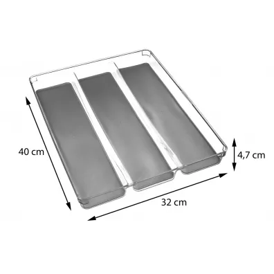 5five Simply Smart Organizer na sztuce 3 przegrody 40x32cm
