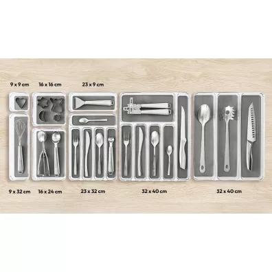 5five Simply Smart Organizer na sztuce 3 przegrody 40x32cm