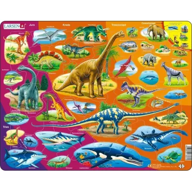 Puzzle Uk�adanka Historia natury Od Triasu do teraz PL Tactic