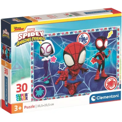 Puzzle 30 el. SuperColor. Spidey and His Amazing Clementoni