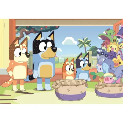 Puzzle 2x20 el. SuperColor. Bluey Clementoni