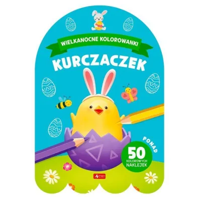 Wielkanocne kolorowanki. Kurczaczek