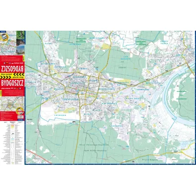 Bydgoszcz plan miasta 1: 20 000 foliowana 2024