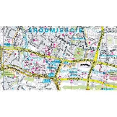 Bydgoszcz plan miasta 1: 20 000 foliowana 2024