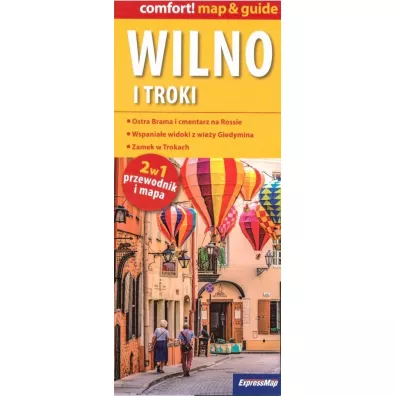 Wilno i Troki  map&guide PL laminat 2023