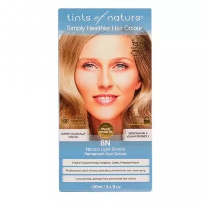 Tints of nature Naturalna farba do wosw  - 8N Naturalny jasny blond 130 ml