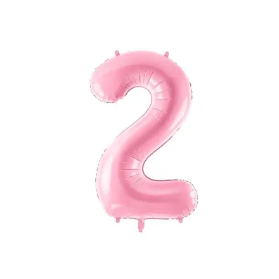 PartyDeco Balon foliowy 2 r�owy 86cm