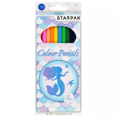 Starpak Kredki o��wkowe Syrenka 536291 12 szt.