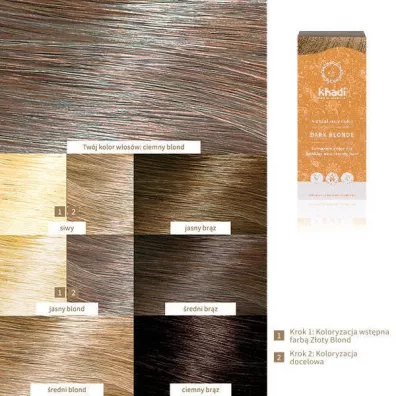 Khadi Henna ciemny blond 100 g