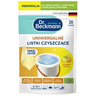 Dr. Beckmann Magic Leaves Listki czyszcz�ce uniwersalne Summer Lemon 20 szt.