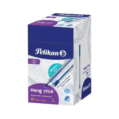 Pelikan D�ugopis Hang Stick K86 niebieski 50 szt.