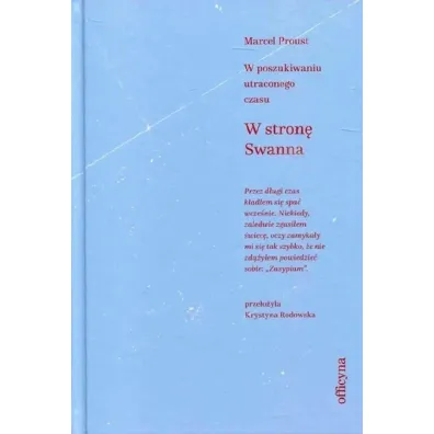 W stron� Swanna - Marcel Proust