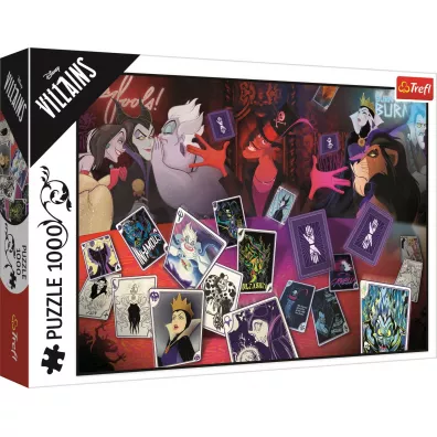 Puzzle 1000 el. Disney Villains. Dobra Passa Trefl
