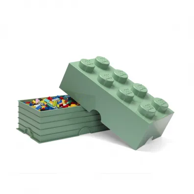 Pojemnik klocek LEGO Brick 8 Oliwkowy