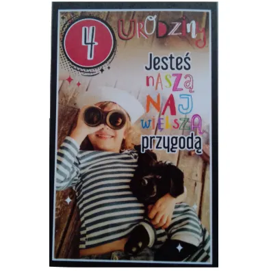 AbCard Kartka okoliczno�ciowa Urodziny 4 ch�opiec