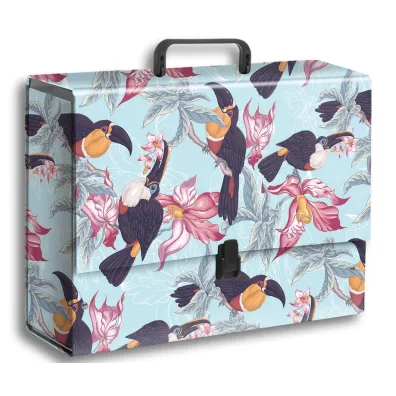 Penmate Teczka z r�czk� b4 jumbo t 0123 tukan folia mat nierysuj�ca