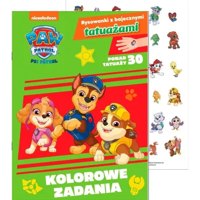 Psi Patrol. Rysowanki z bajecznymi tatua�ami