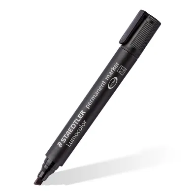 Staedtler Marker wodoodporny Lumocolor, czarny, �ci�ty
