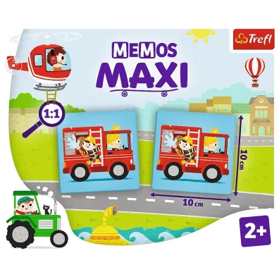 Memos Maxi. Pojazdy. Wersja ukrai�ska Trefl