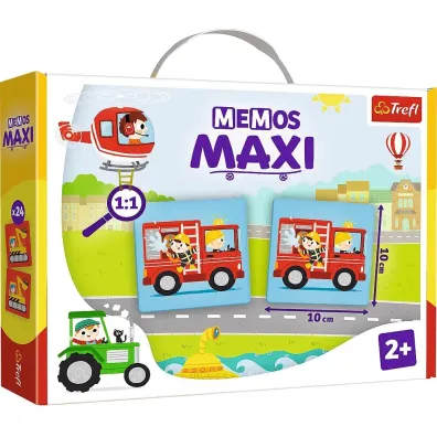 Memos Maxi. Pojazdy. Wersja ukrai�ska Trefl