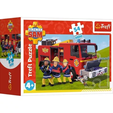 Puzzle mini 54 el. Stra�ak Sam w gotowo�ci 2 Trefl