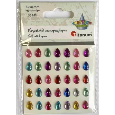 Titanum Kryszta�ki samoprzylepne �ezki mix
