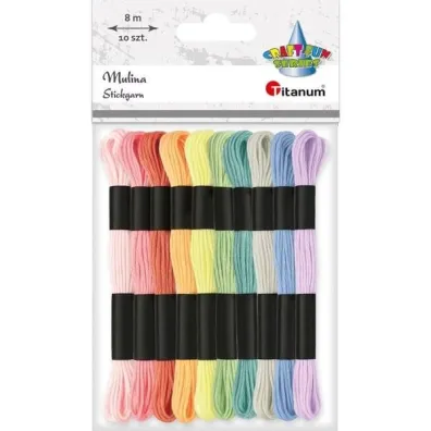 Titanum Mulina zestaw pastelowych 8m 10 szt.
