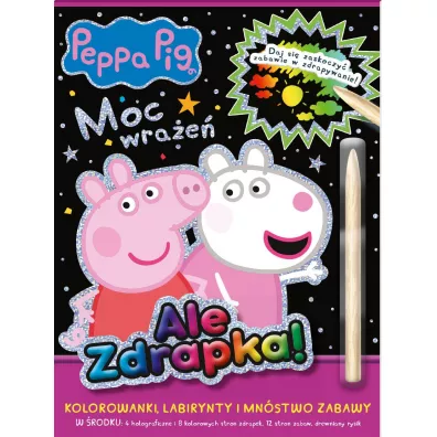 Moc wra�e�. Peppa Pig. Ale zdrapka!