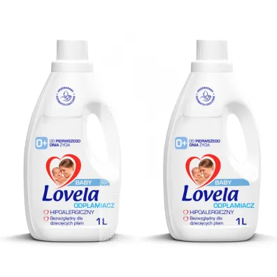 Lovela Odplamiacz w �elu do ubranek niemowl�cych i dzieci�cych zestaw 2 x 1 L