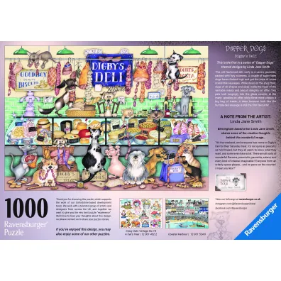 Puzzle 1000 el. Psy Ravensburger