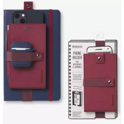 Bookaroo Phone Holder bordowy - uchwyt na smartfon