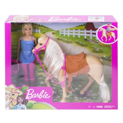 Barbie Lalka+ko� podstawowy FXH13 Mattel